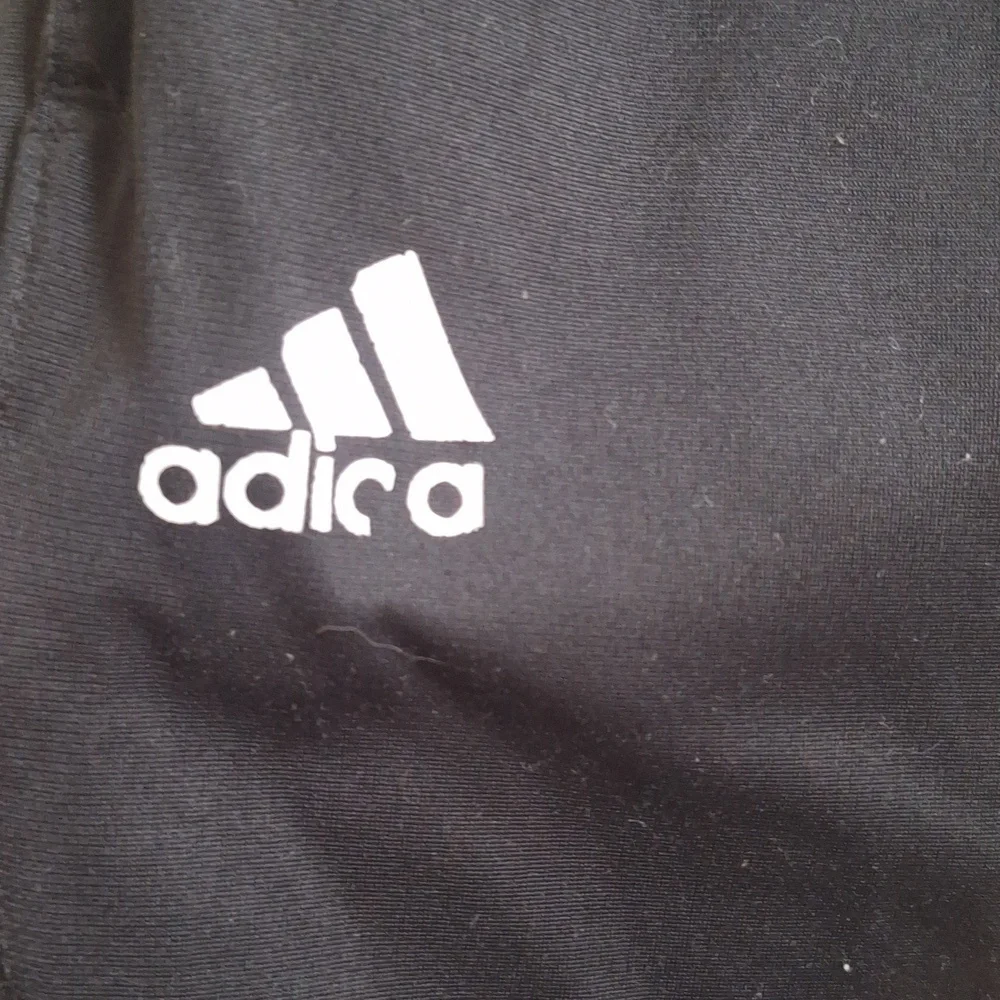 Adidas Boys Black Athletic Pants Size L
